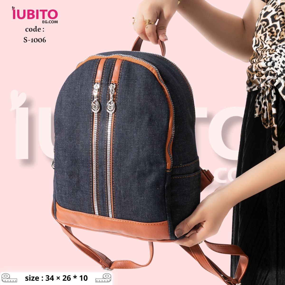 Women's Backpack - Jeans - Code (S-1006)