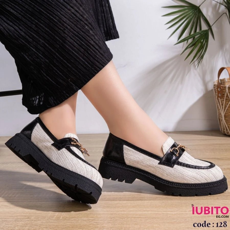 Women's Loafers - Black - Code (128)