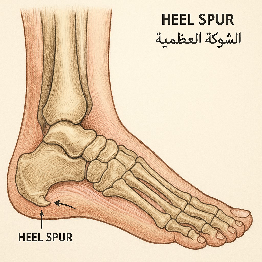 هل الاحذية المفتوحة مناسبة للشوكة العظمية